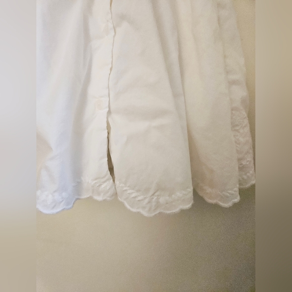 Osh Kosh B'gosh Toddler Girls White Eyelet Dress - Picture 4 of 11